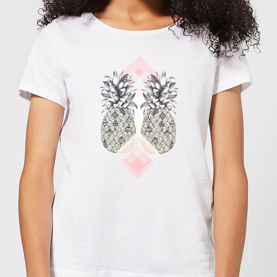 Barlena Tropical Women's T-Shirt - White
