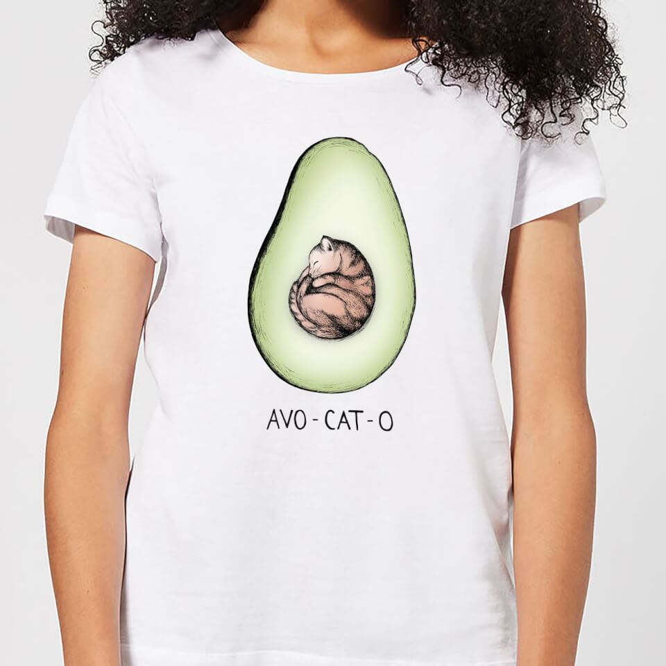 Barlena Avo-Cat-O Women's T-Shirt - White