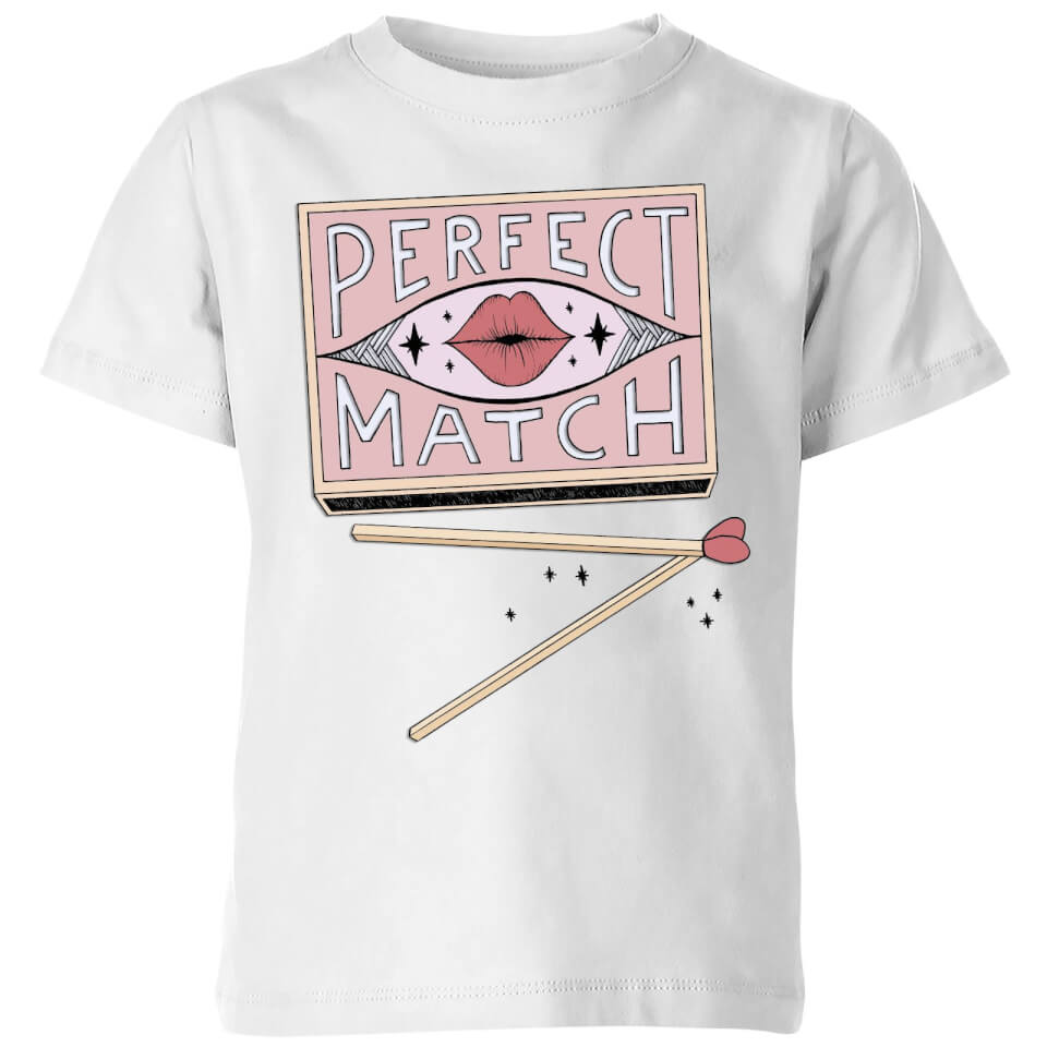 Barlena Perfect Match Kids' T-Shirt - White