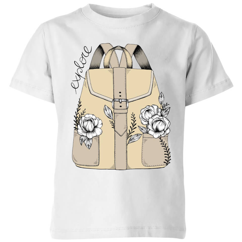 Barlena Explore Kids' T-Shirt - White