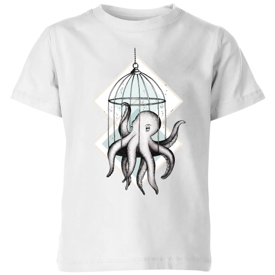 Barlena Set Me Free Kids' T-Shirt - White
