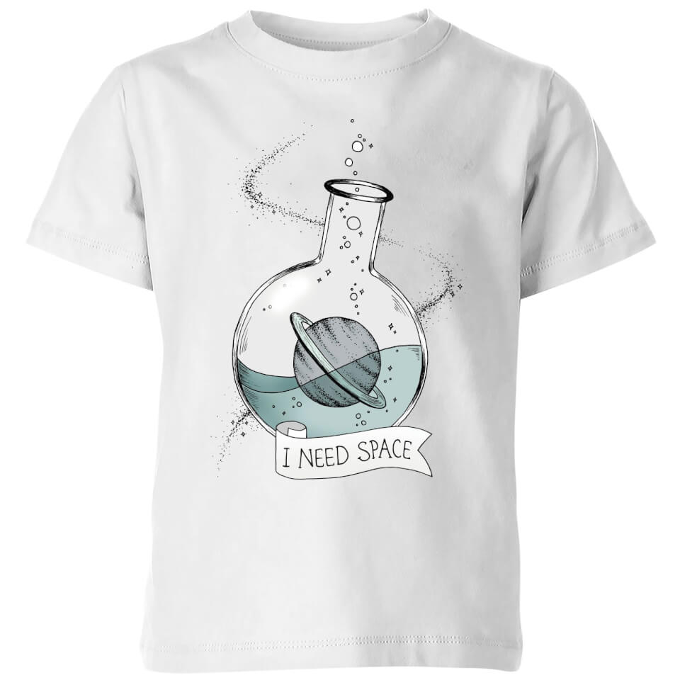Barlena I Need Space Kids' T-Shirt - White