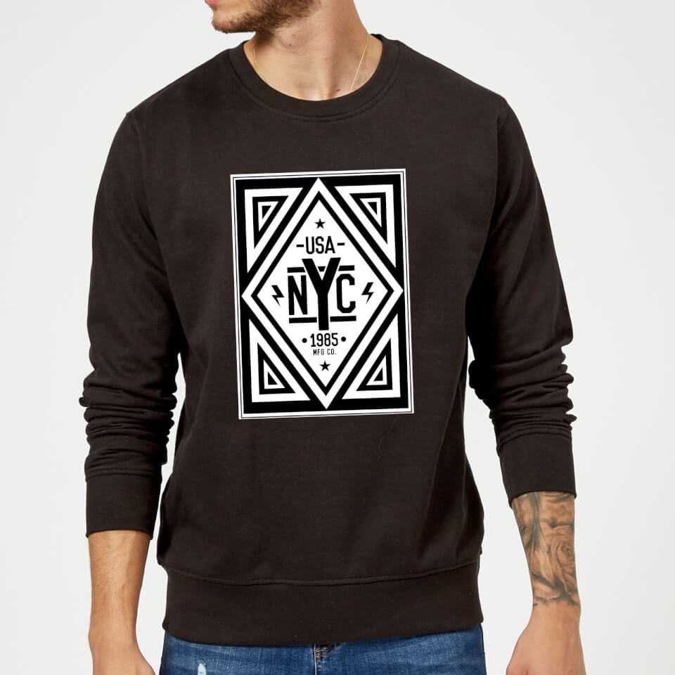 NYC Diamond Sweatshirt - Black