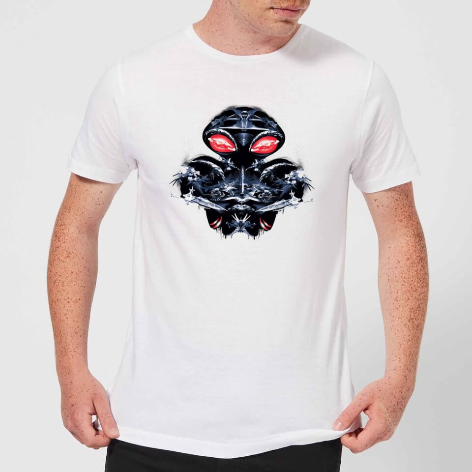 Aquaman Black Manta Sea At War Men's T-Shirt - White