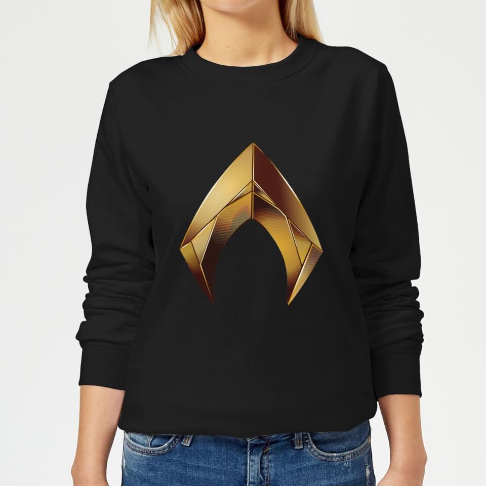Aquaman Symbol Women's Sweatshirt - Black