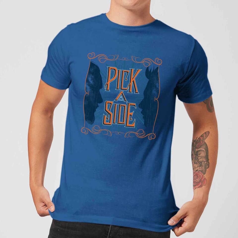 Fantastic Beasts Pick A Side Men's T-Shirt - Royal Blue