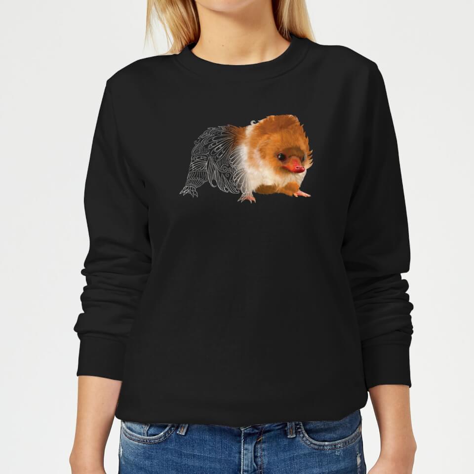 Fantastic Beasts Tribal Baby Niffler Women's Sweatshirt - Black