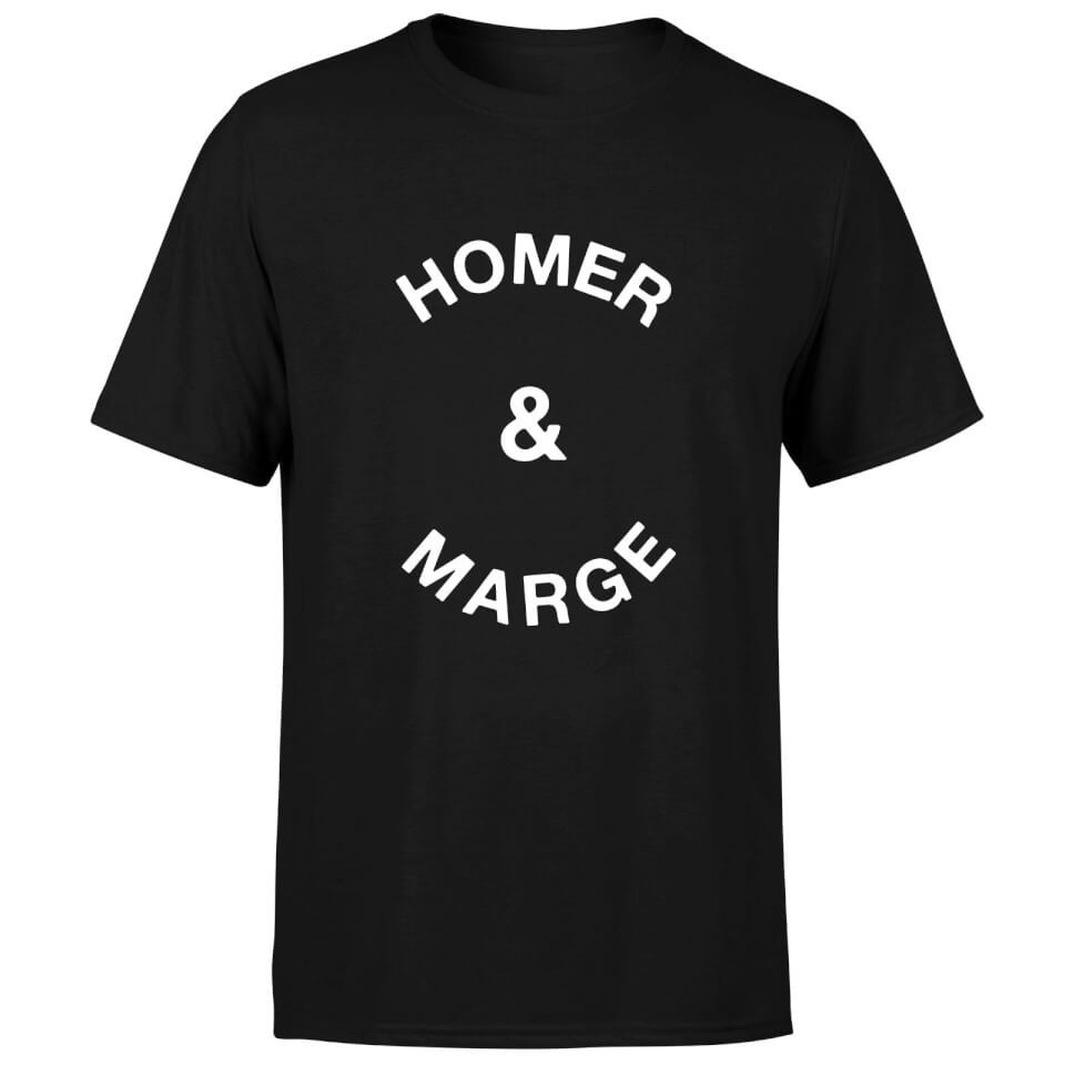 Homer & Marge Men's T-Shirt - Black 3