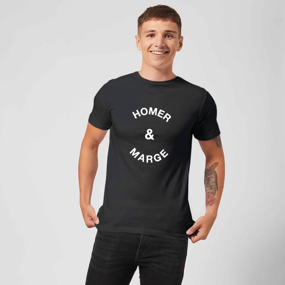 Homer & Marge Men's T-Shirt - Black 1