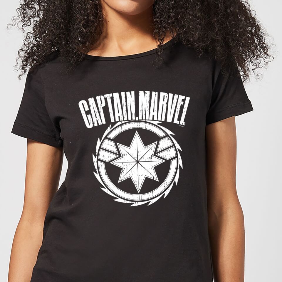 Captain Marvel Logo Women's T-Shirt - Black