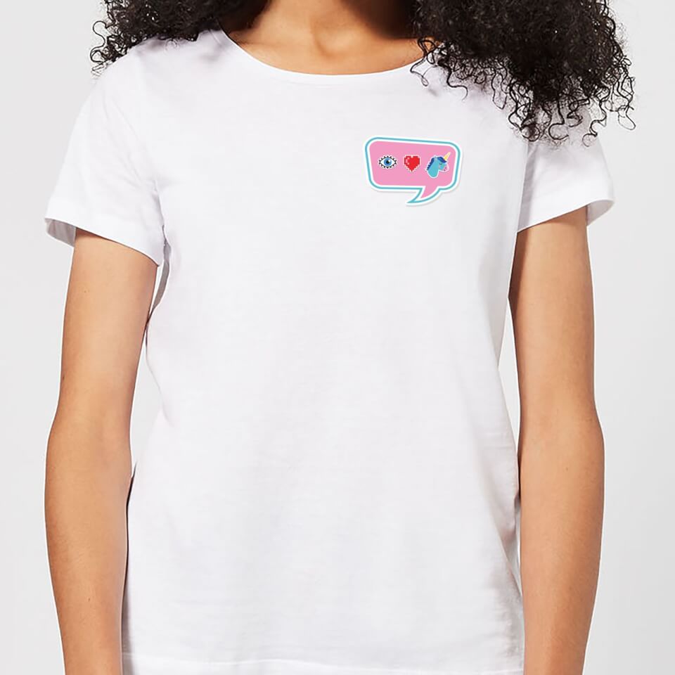 I Love Unicorns Women's T-Shirt - White