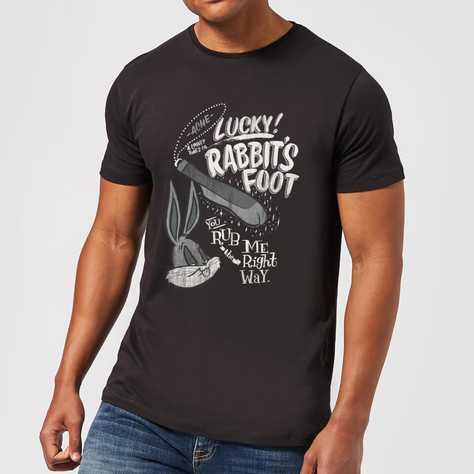 Looney Tunes ACME Lucky Rabbits Foot Men's T-Shirt - Black