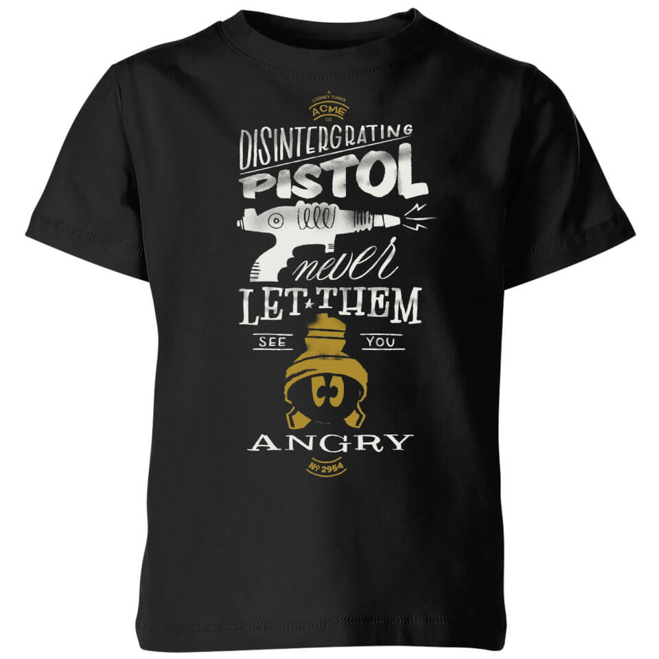 Looney Tunes ACME Disintegrating Pistol Kids' T-Shirt - Black