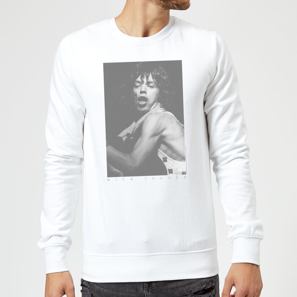 Rolling Stones Mick BW2 Sweatshirt - White
