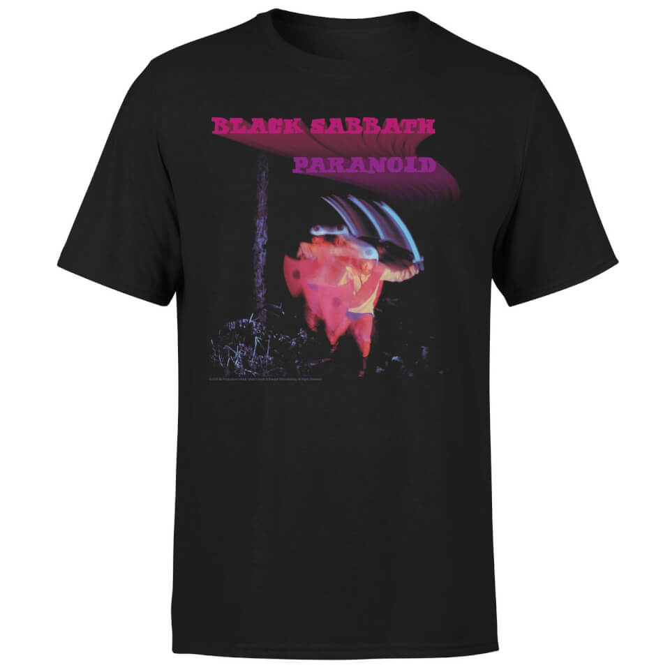 Black Sabbath Paranoid Men's T-Shirt - Black