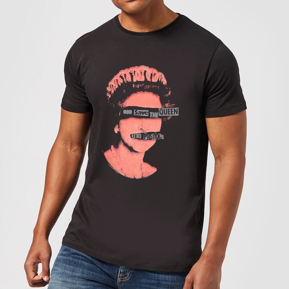 Sex Pistols God Save The Queen Men's T-Shirt - Black
