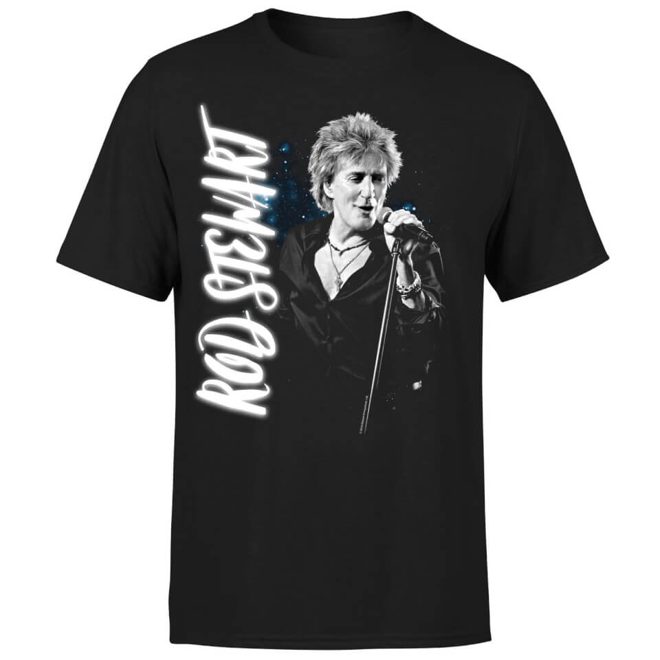 Rod Stewart Poster Men's T-Shirt - Black