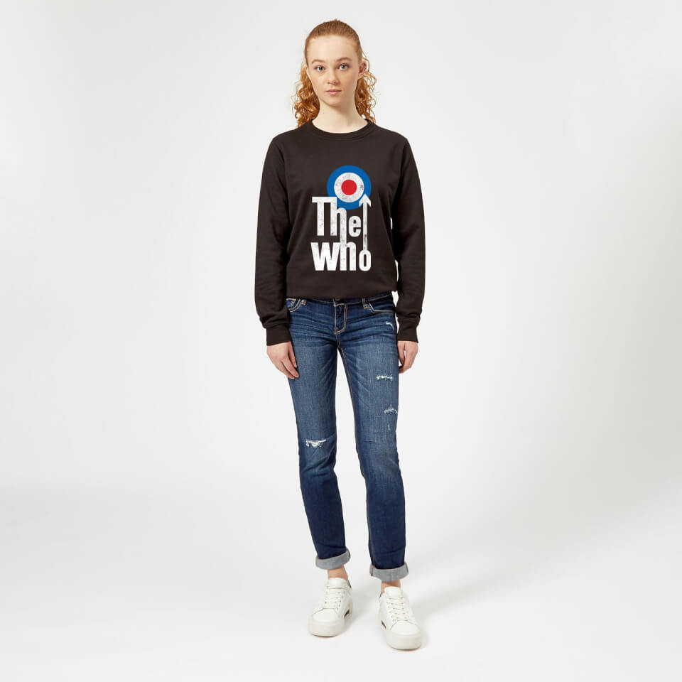 The Who Target Logo Women's Sweatshirt - Black 1