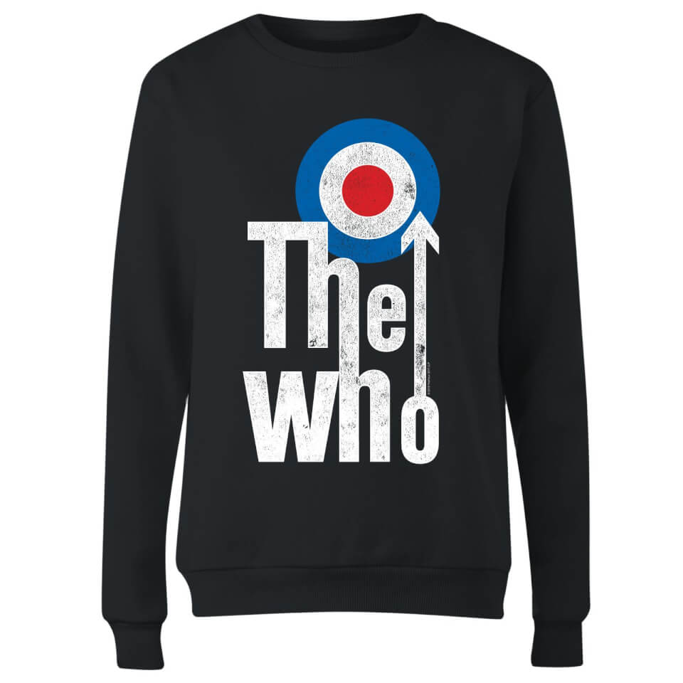 The Who Target Logo Women's Sweatshirt - Black 2