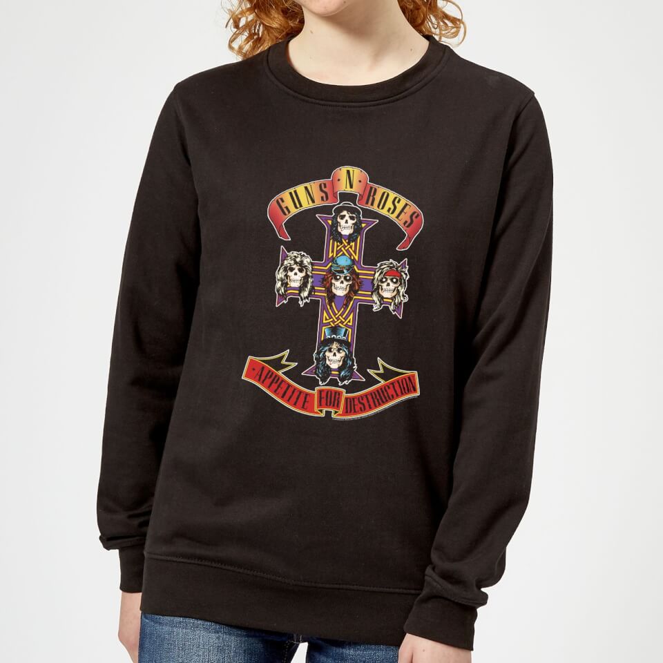 Guns N Roses Appetite For Destruction Women's Sweatshirt - Black