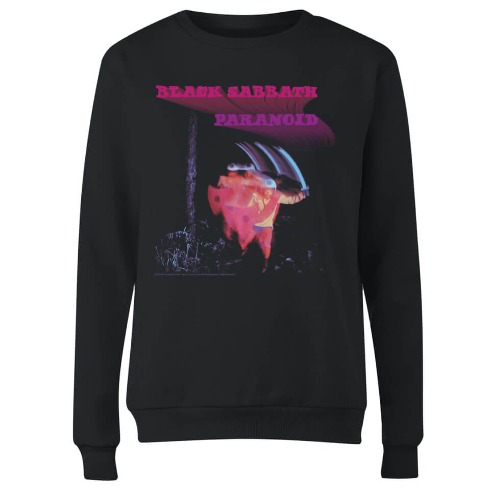 Black Sabbath Paranoid Women's Sweatshirt - Black 2