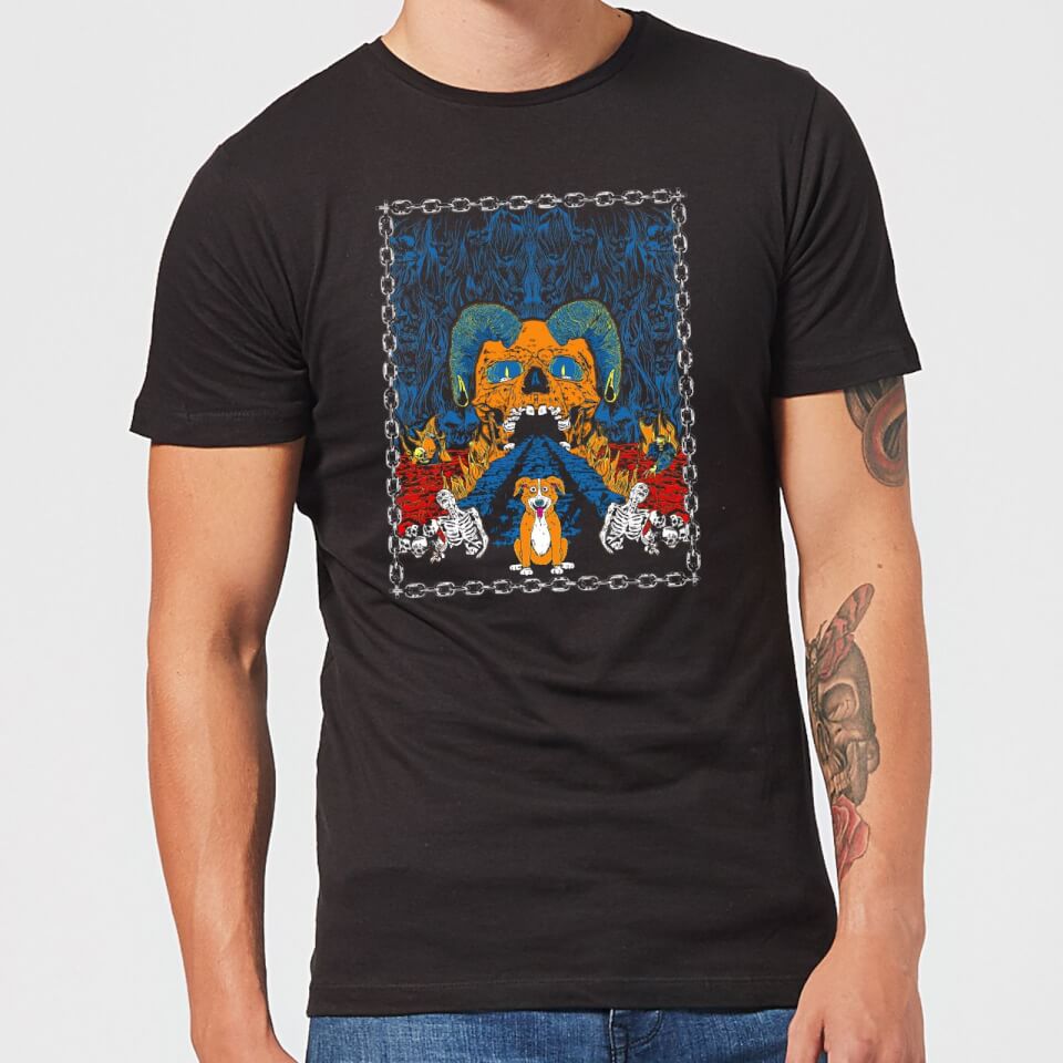 Mr Pickles Retro Print Men's T-Shirt - Black