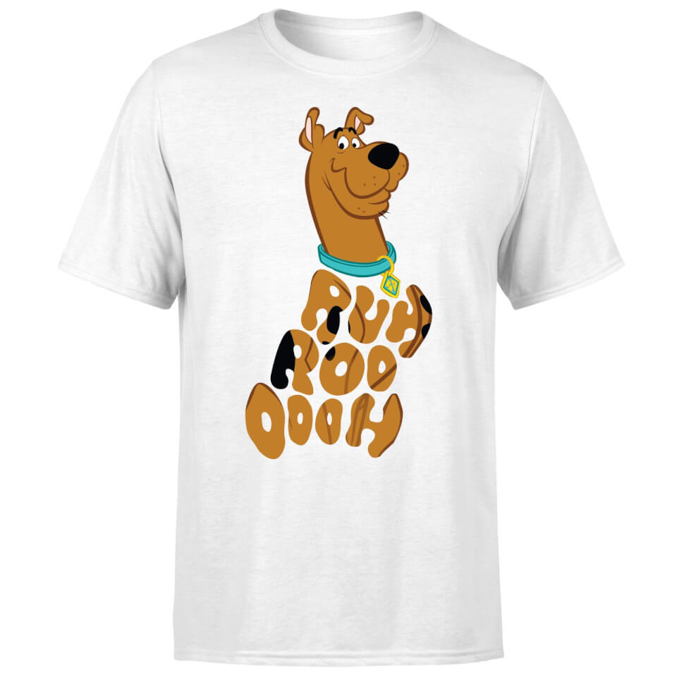 Scooby Doo RUHROOOOOH Men's T-Shirt - White 3