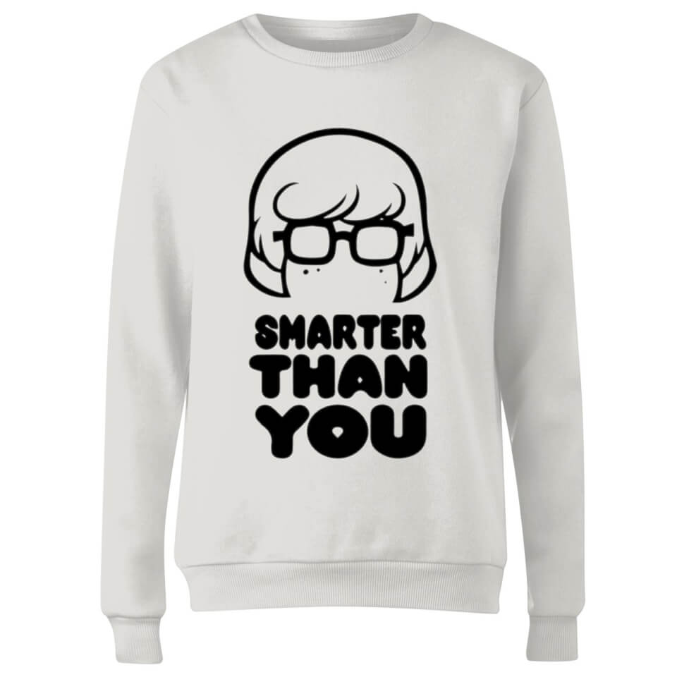 Scooby Doo Smarter Than You Women's Sweatshirt - White 2