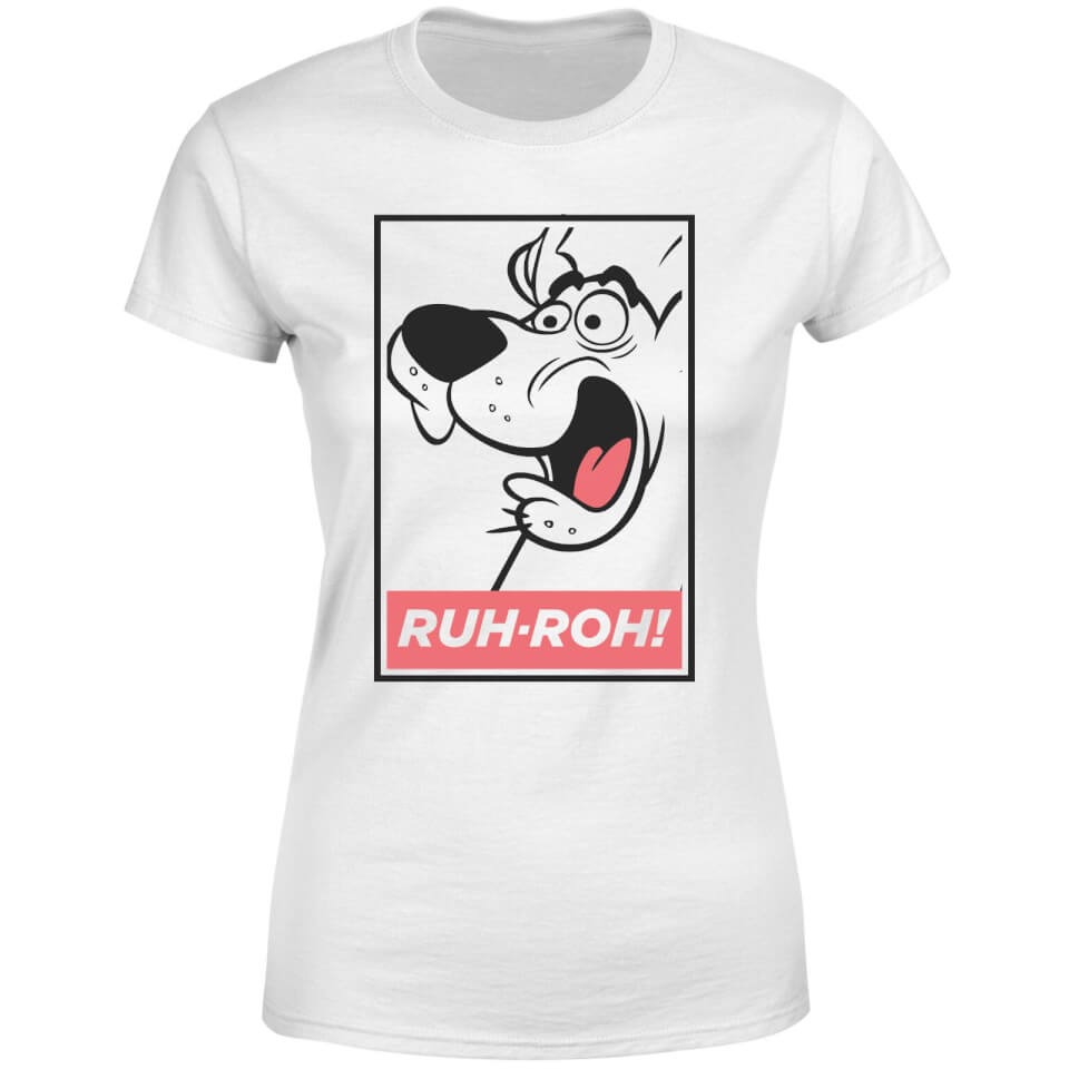Scooby Doo Ruh-Roh! Women's T-Shirt - White 3