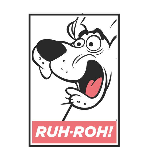 Scooby Doo Ruh-Roh! Women's T-Shirt - White 0