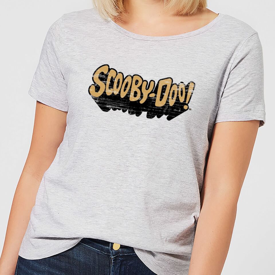 Scooby Doo Retro Colour Logo Women's T-Shirt - Grey