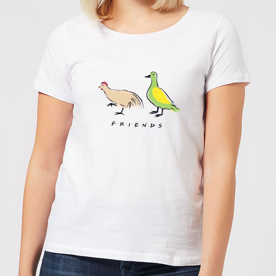 Friends The Chick And The Duck Women's T-Shirt - White