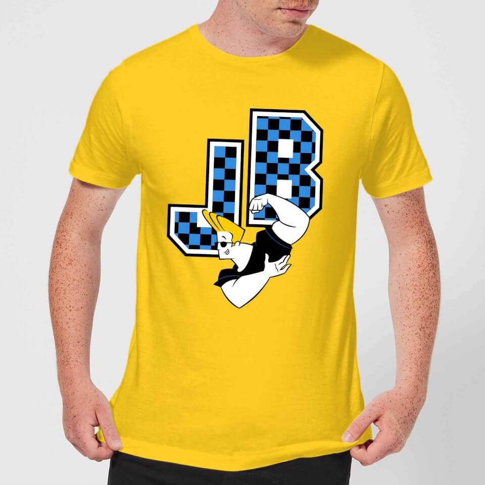 Johnny Bravo JB Varsity Men's T-Shirt - Yellow