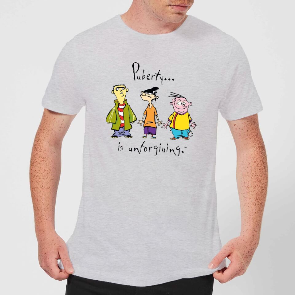 Ed Edd n Eddy Puberty Is Unforgiving Men's T-Shirt - Grey
