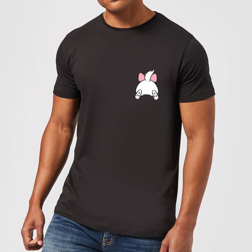Disney Marie Backside Men's T-Shirt - Black