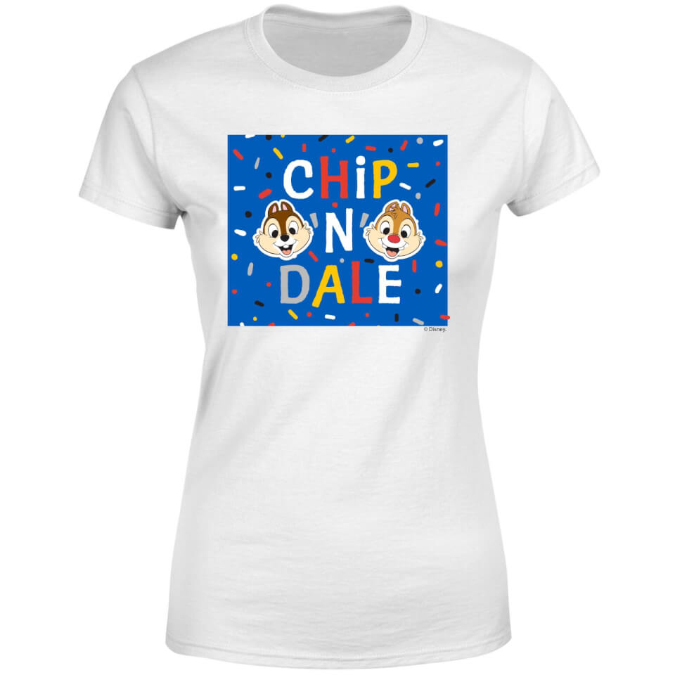 Disney Chip N' Dale Women's T-Shirt - White 3