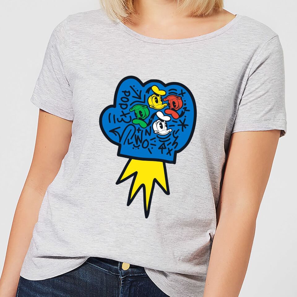 Donald Duck Pop Fist Women's T-Shirt - Grey
