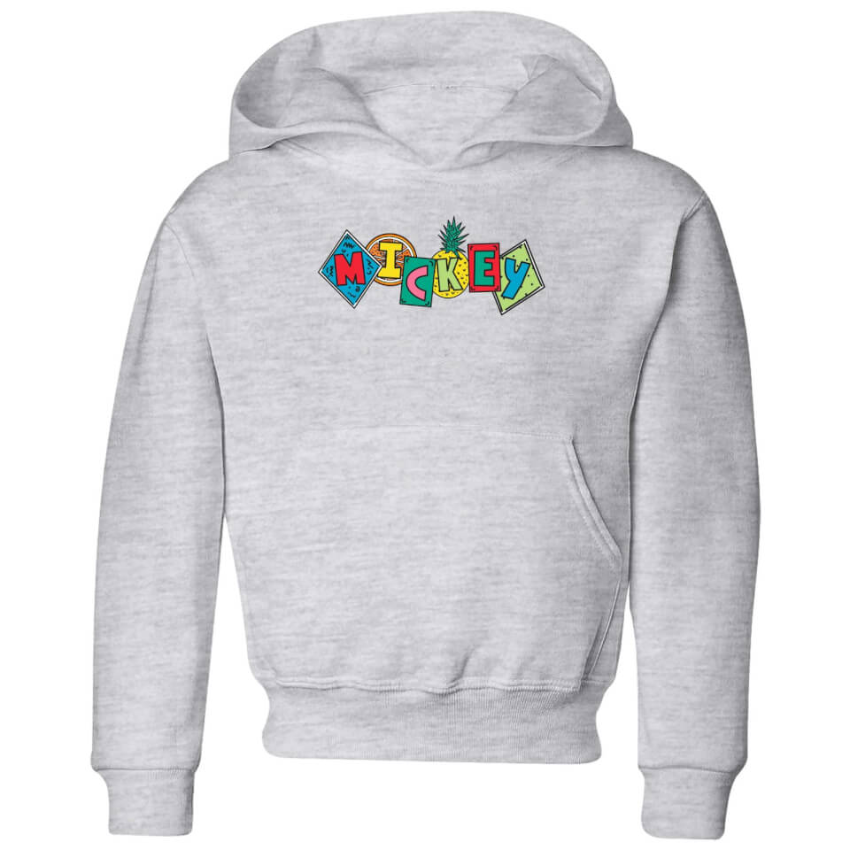 Disney Mickey Fruit Blocks Kids' Hoodie - Grey