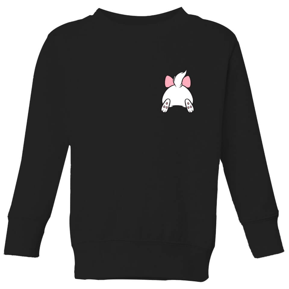 Disney Marie Backside Kids' Sweatshirt - Black