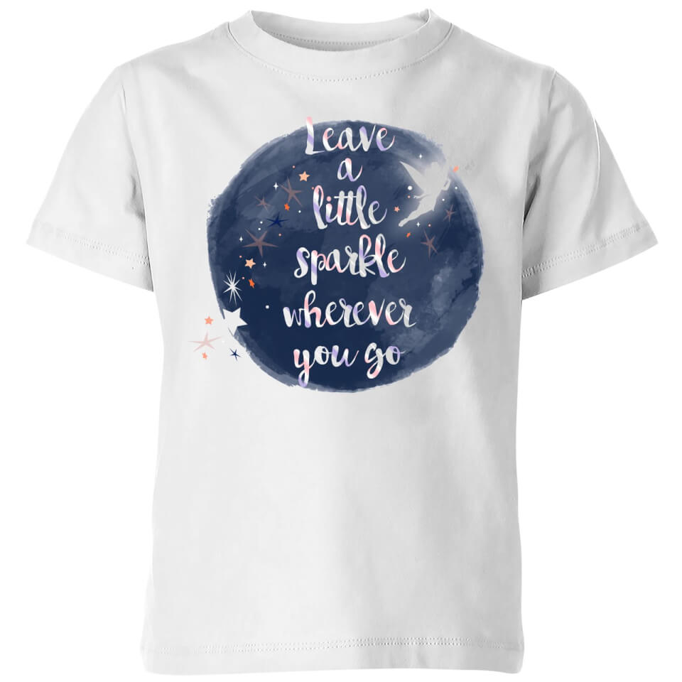 Disney Leave A Little Sparkle Kids' T-Shirt - White