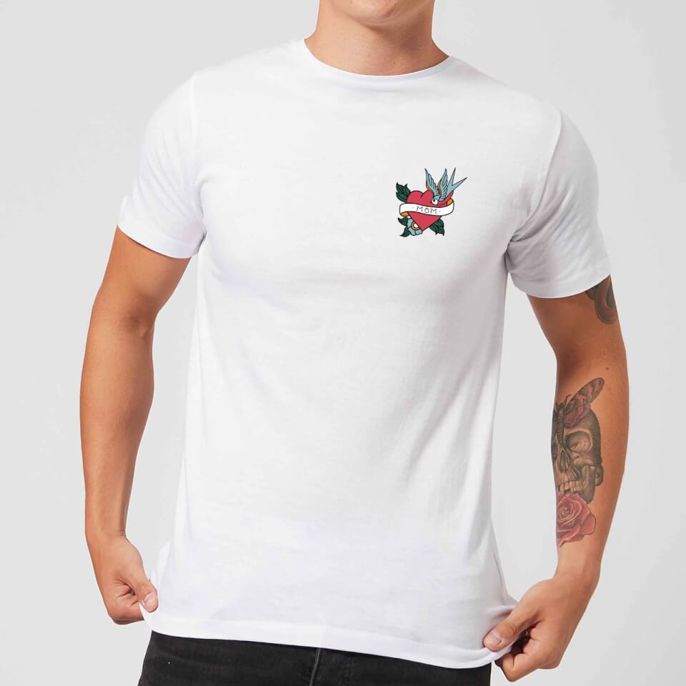 Mom Heart Men's T-Shirt - White