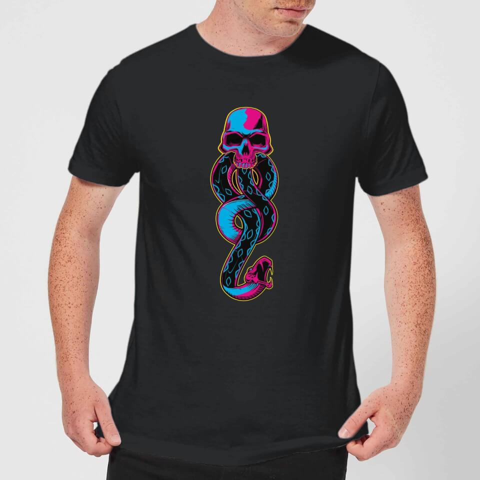 Harry Potter Dark Mark Neon Men's T-Shirt - Black
