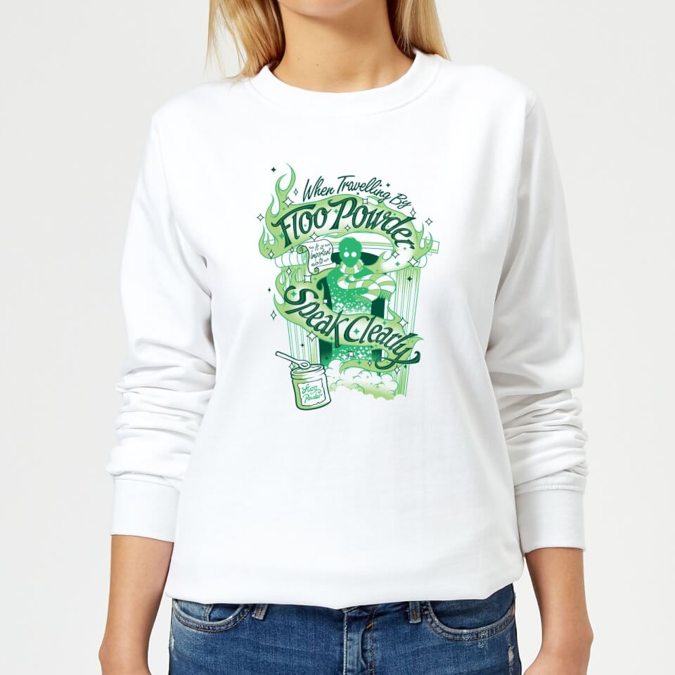 Harry Potter Floo Powder Women's Sweatshirt - White