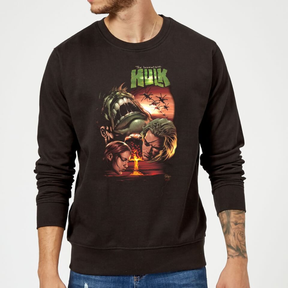 Marvel Incredible Hulk Dead Like Me Sweatshirt - Black