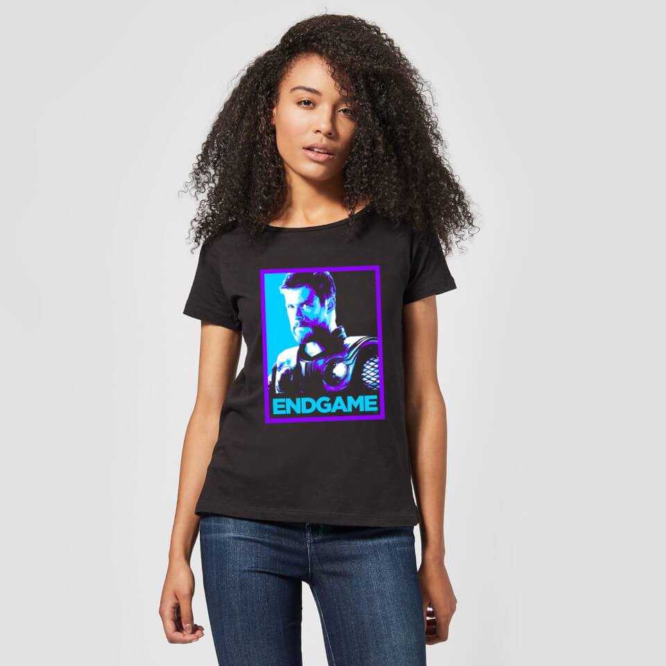 Avengers Endgame Thor Poster Women's T-Shirt - Black 1