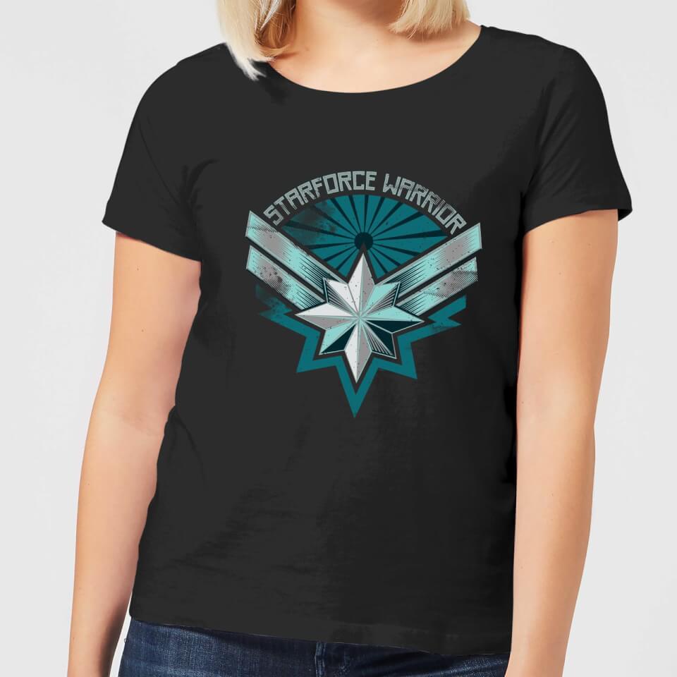 Captain Marvel Starforce Warrior Women's T-Shirt - Black