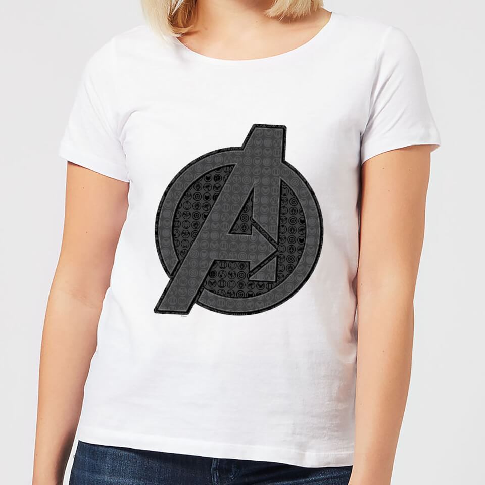Avengers Endgame Iconic Logo Women's T-Shirt - White
