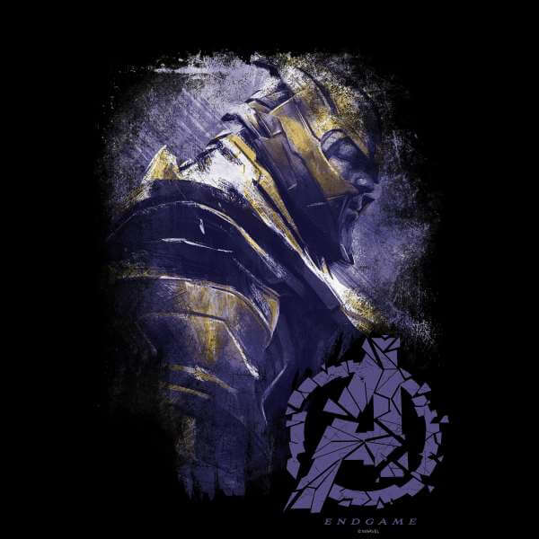 Avengers Endgame Thanos Brushed Women's Sweatshirt - Black 0