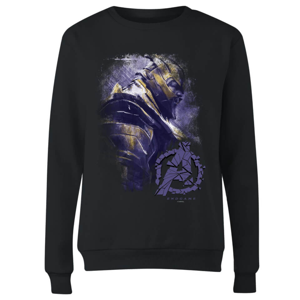 Avengers Endgame Thanos Brushed Women's Sweatshirt - Black 2