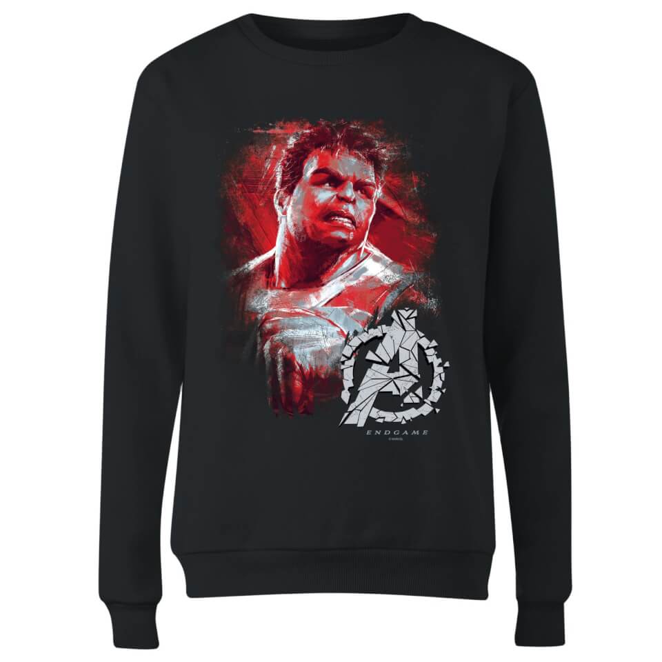 Avengers Endgame Hulk Brushed Women's Sweatshirt - Black 2